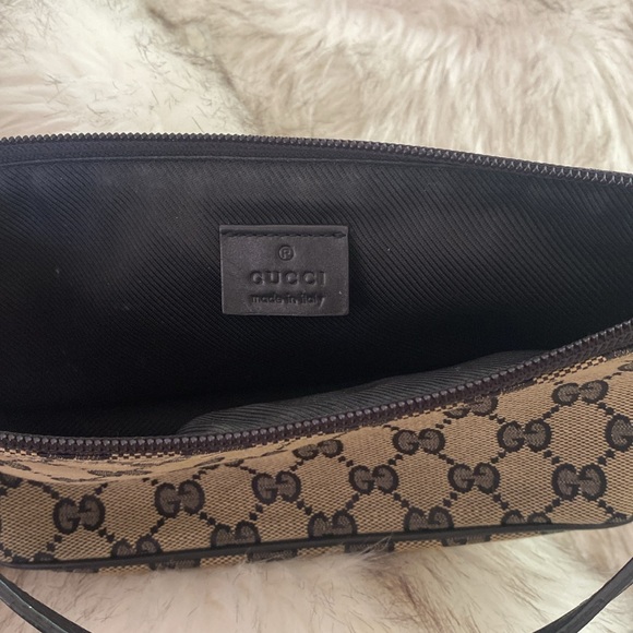 Gucci Vintage Pochette Canvas Monogram Baguette Bag - Picture 3 of 11